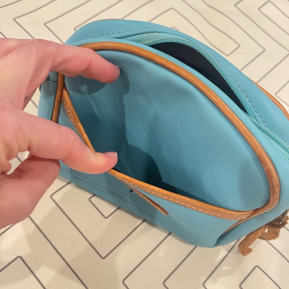 Jon Hart Blue Canvas Clutch - Picture 3 of 9